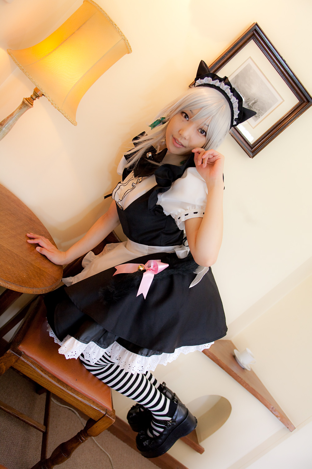 cosplay女佣扮相美女套图 c77 Sakuya Izayoi　(2)